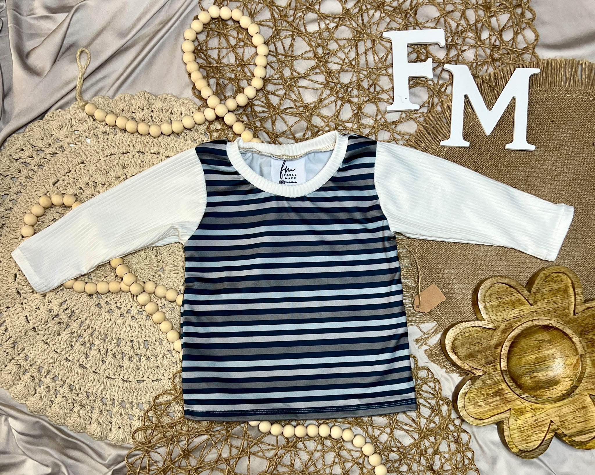 6M-9M Cowboys Theme Long Sleeve Tee